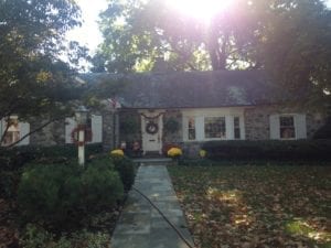 Before Slate Roof Cleaning in PA