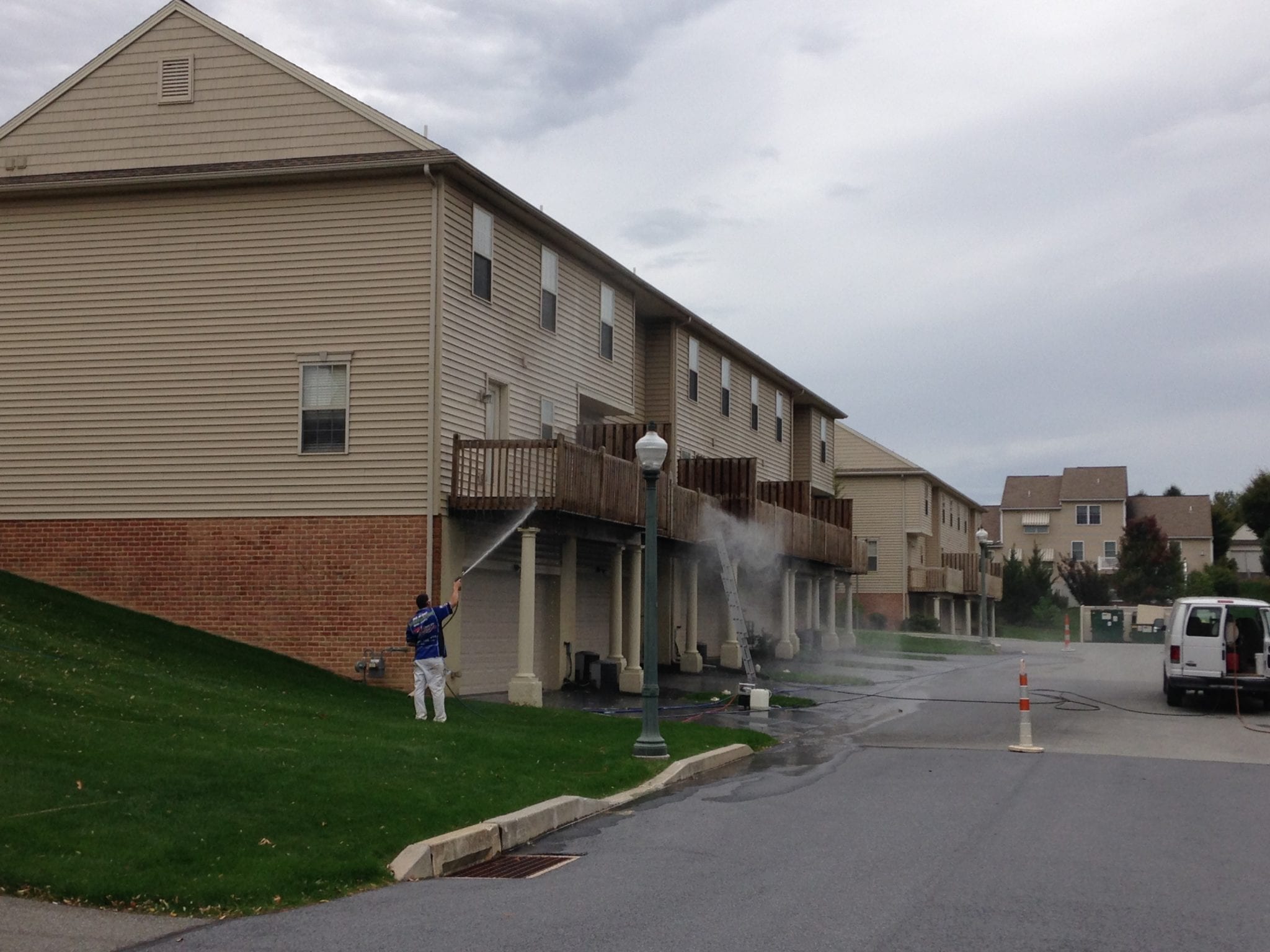 Apartment Complex Pressure Washing Liberty Soft Wash