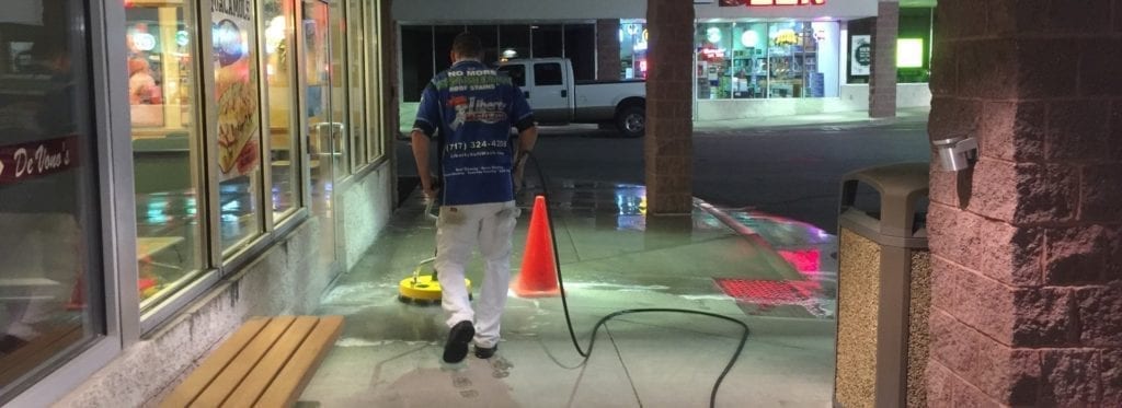 Commercial Concrete Cleaning