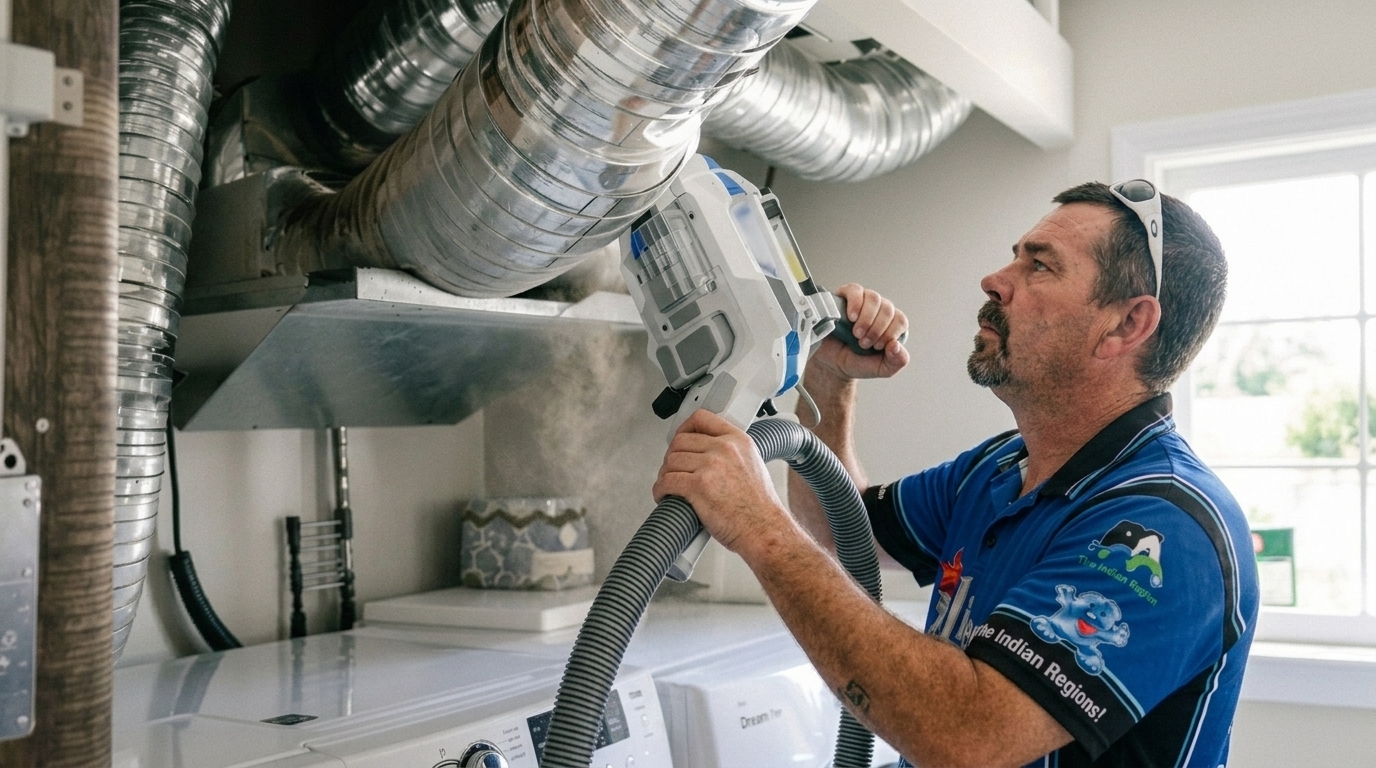 Dryer_vent_cleaning_process_- Liberty SoftWash