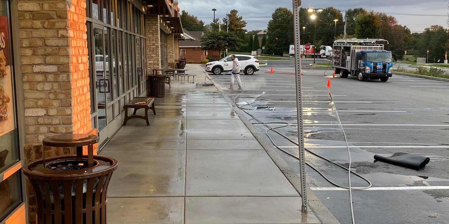Commercial Concrete Cleaning