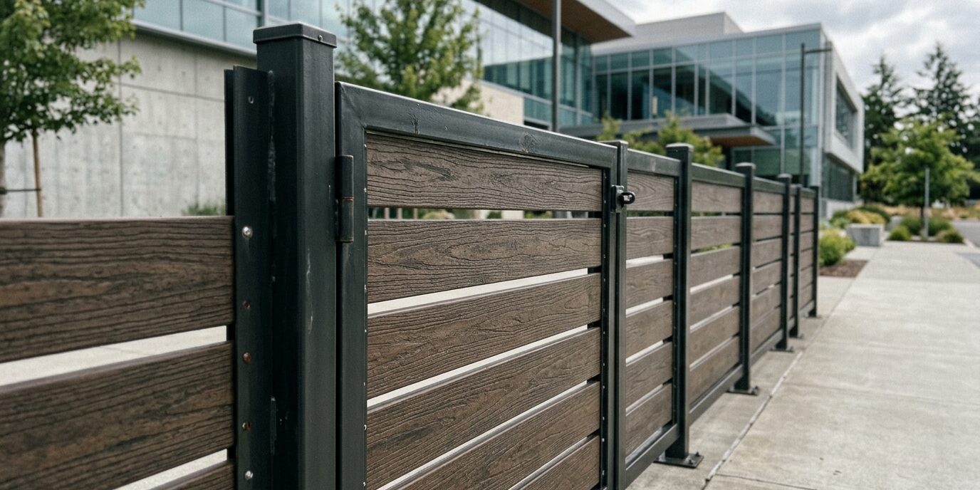 Fences after GRAFFITI REMOVAL - Liberty SoftWash